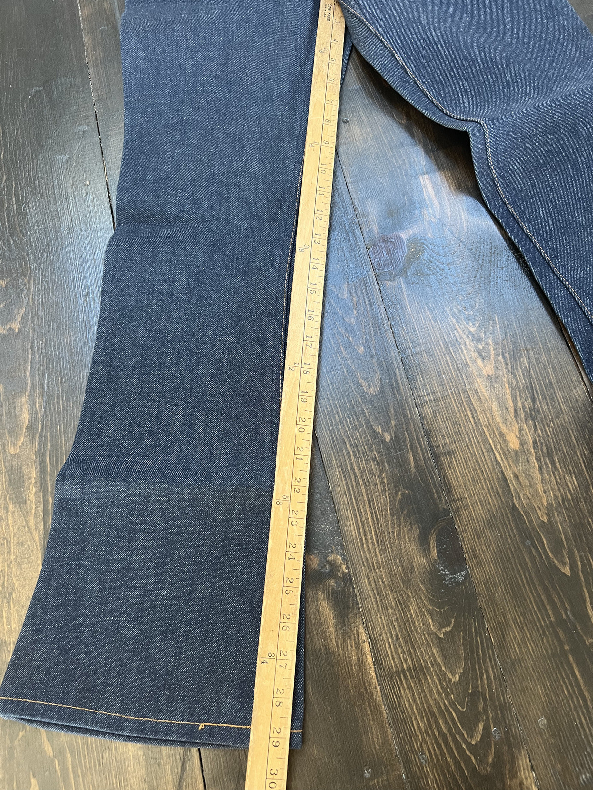 NOS VTG 70s LEVIS 746 Bell Bottom Orange Tab 27×30 Flare Jeans NOS DEADSTOCK