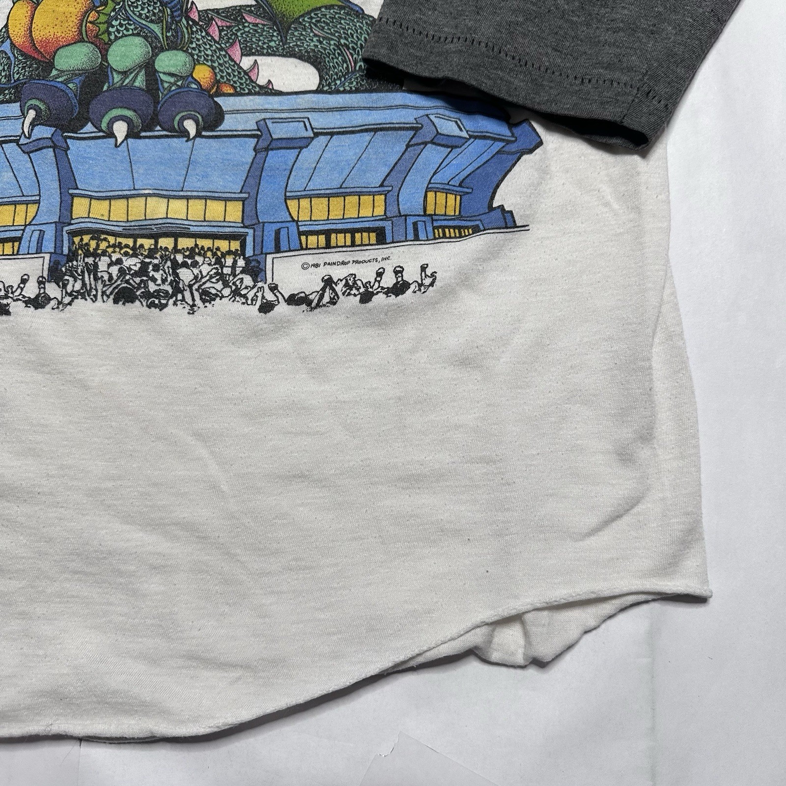 Vintage 1981 Rolling Stones Tour Baseball Shirt SOLD OUT Dragon Authentic Large