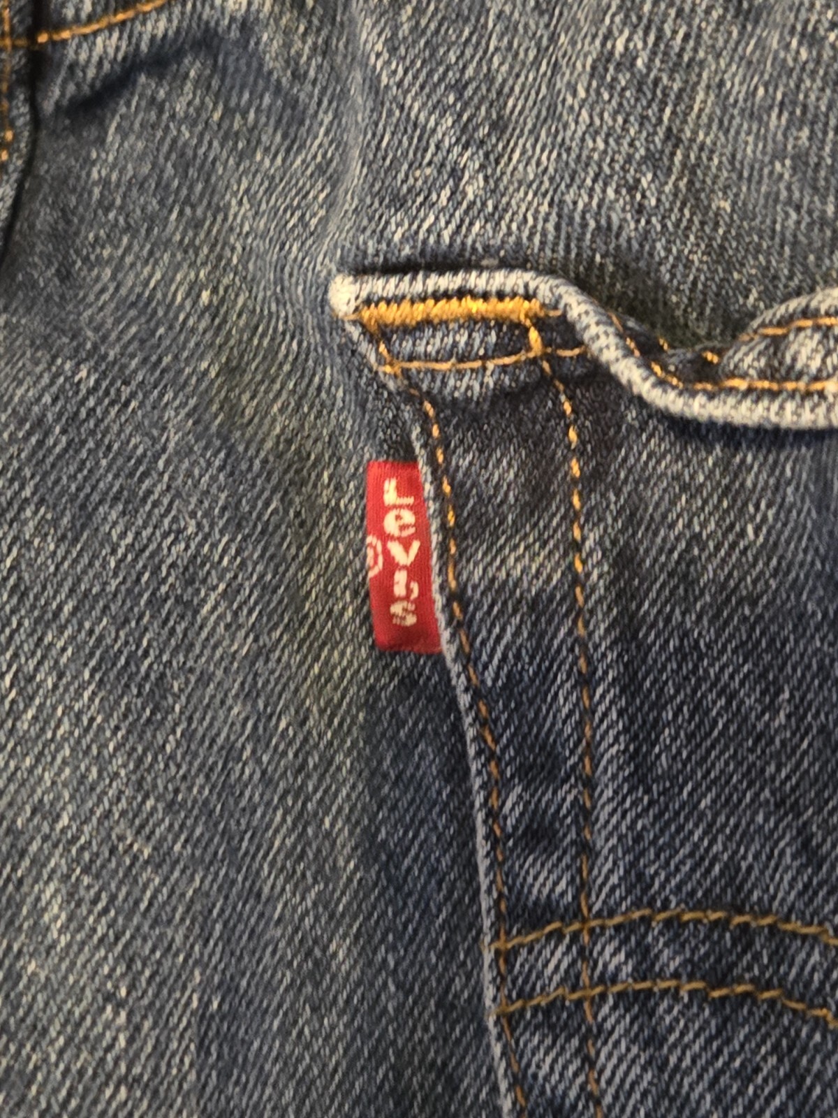 Vintage 1993 Levi 501 Women’s Button Fly Denim Jeans Size 29 Red Tag