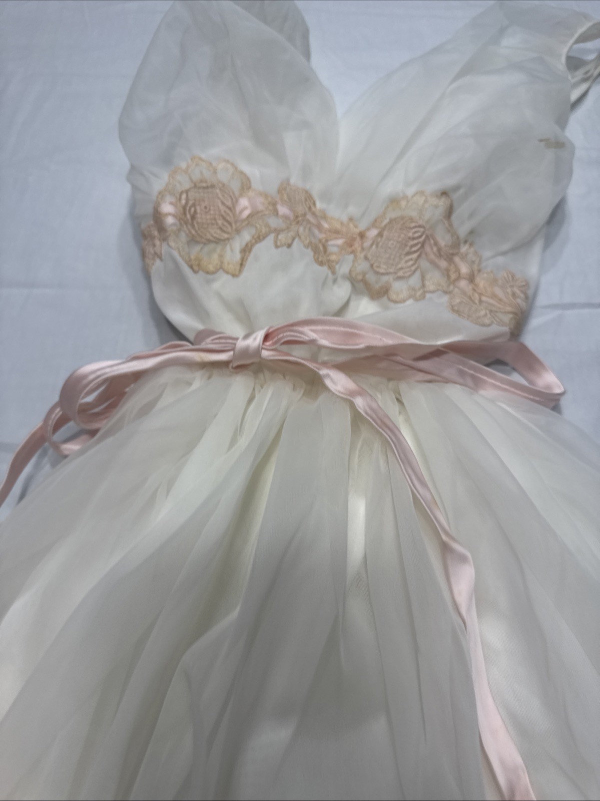 Vintage 1950s Eyeful by the Flaums Sheer Chiffon Nightgown