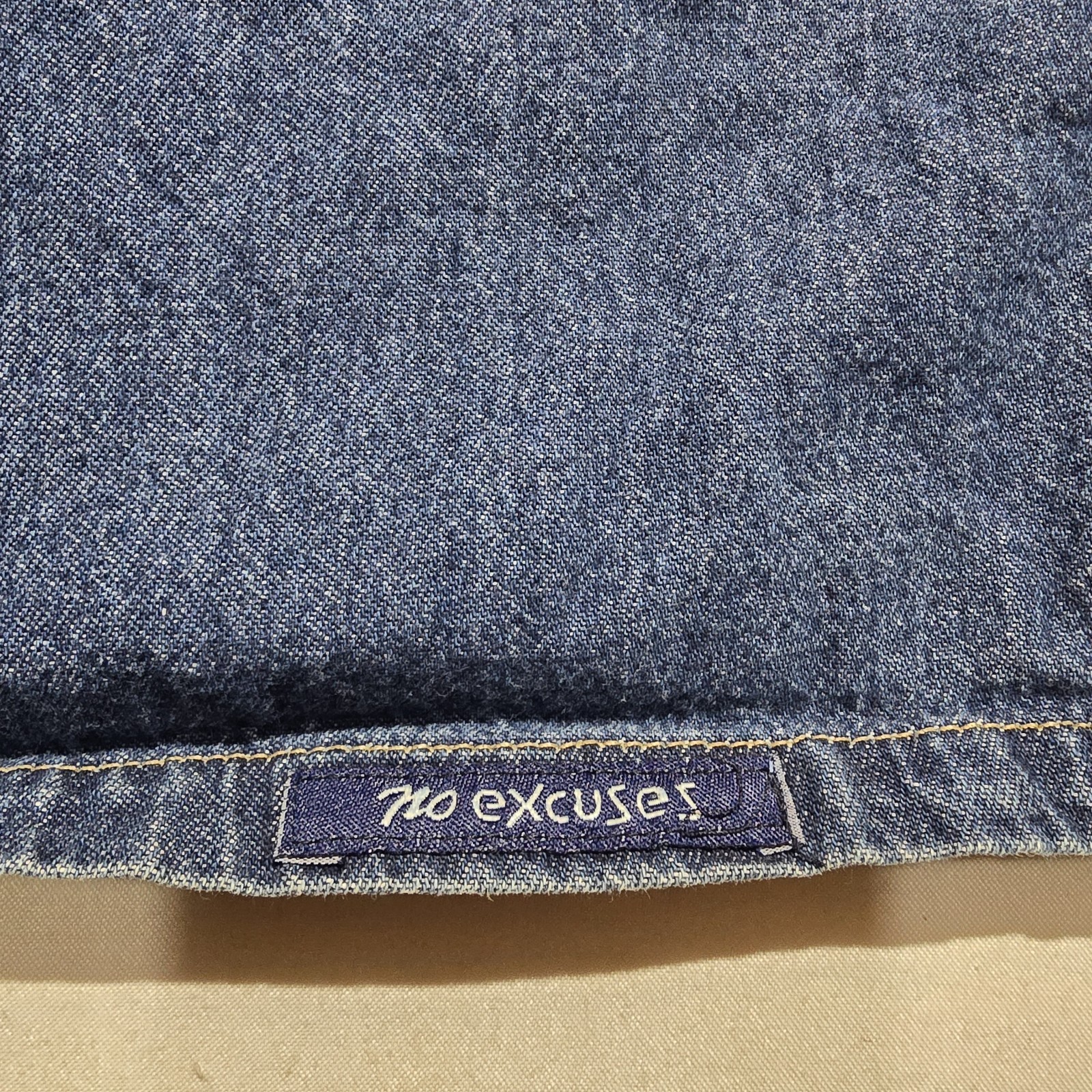Vintage 90’s/Y2K New NO EXCUSES ORIGINAL Denim dress Size XL Nice! Rare!