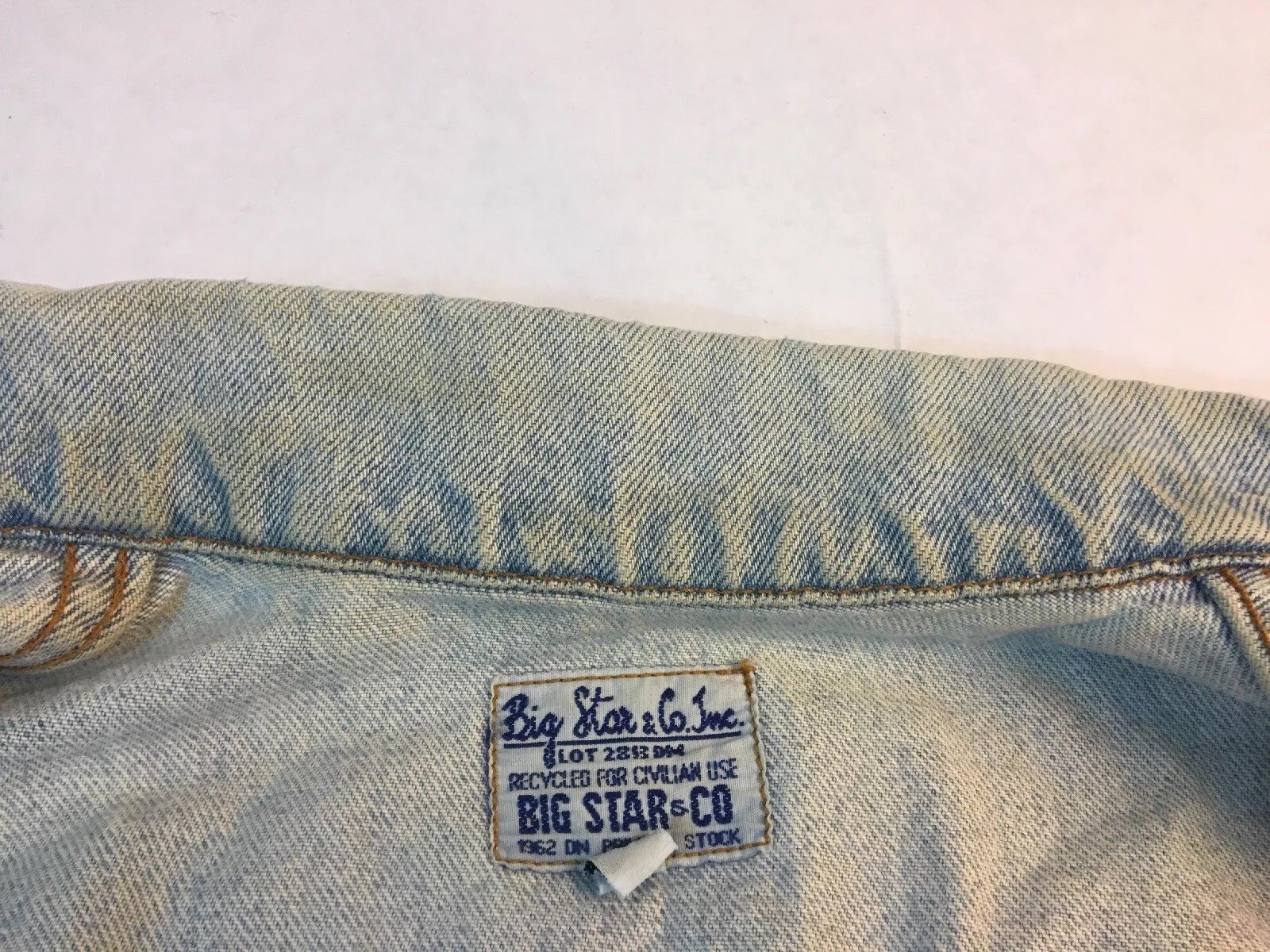 Vintage Denim Big Star & Co. Women’s S Jean Vest