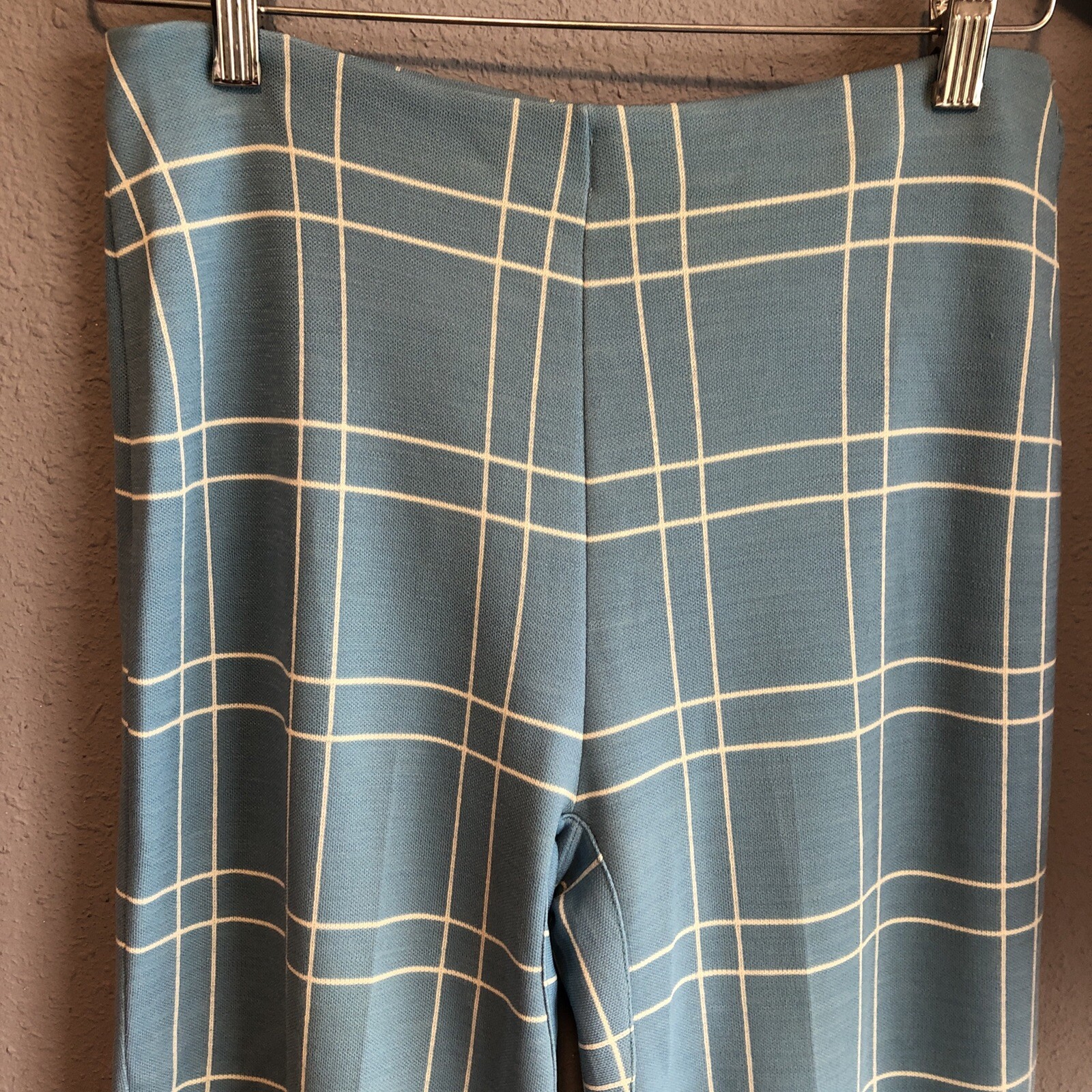 Vtg 70s Catalina Of California Womens Two Piece Knit Set Vest Pants Size M