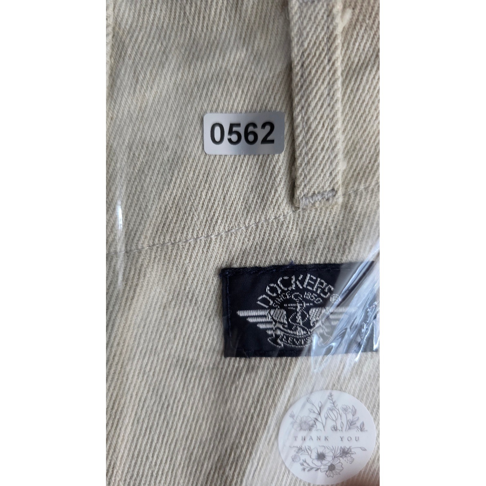 Levi’s Dockers Trousers Womens 10 Beige NEW Vintage Pleated High Waist