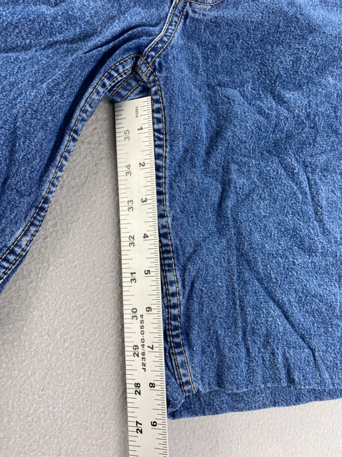 Vintage 90’s Bugle Boy Collection For Her Blue Jean Shorts Womens 14 100% Cotton