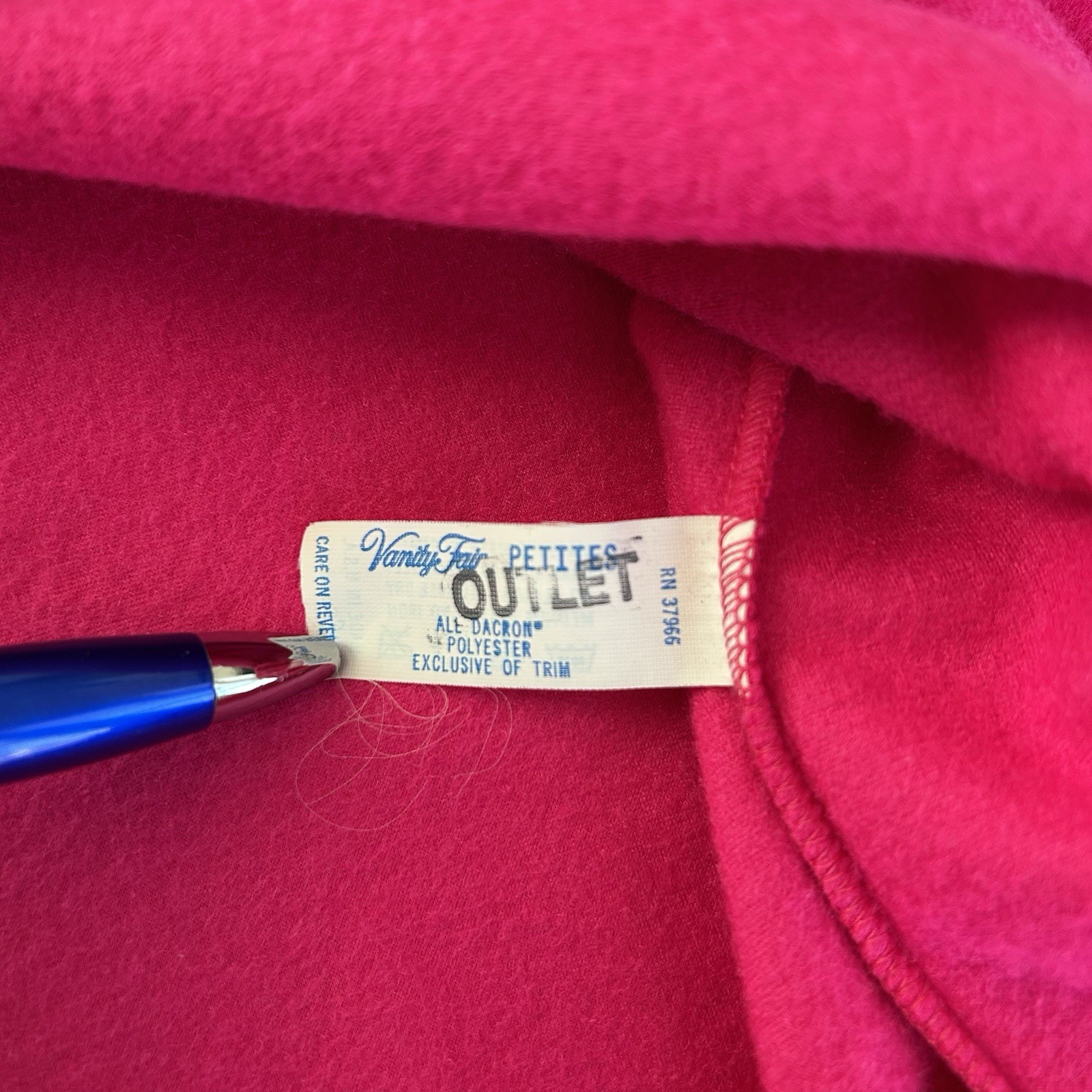Vtg Vanity Fair Velour Robe S Pink Purple Green House Coat Color Block Retro USA