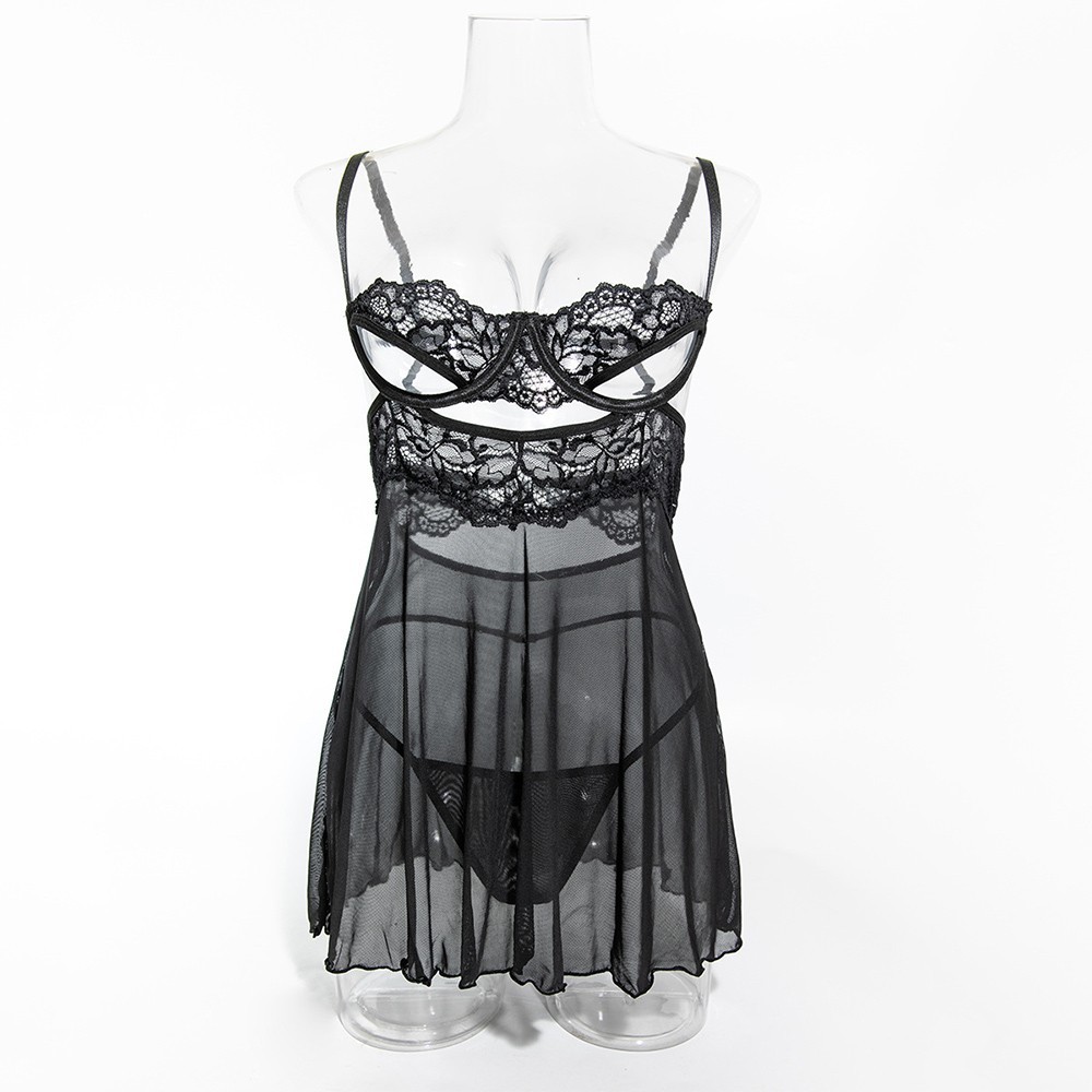 Nightwear Sleepwear G-string Set Dress Underwear Set Babydoll Sexy Lingerie È