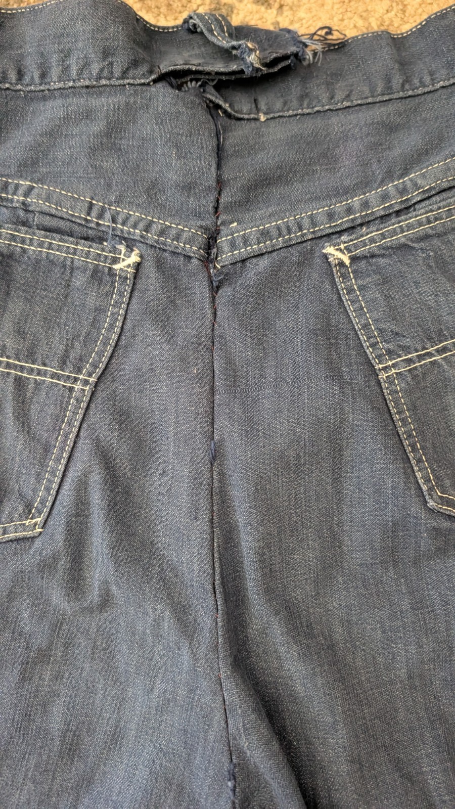 Vintage 1950s Western Side Zip Penney’s Ranch Craft Women’s Jeans H