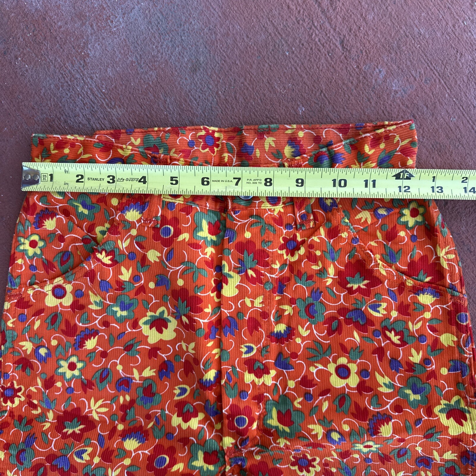 VTG NOS ‘70s Maverick Blue Bell Corduroy Hippie Mod Girls size 12 deadstock Tags