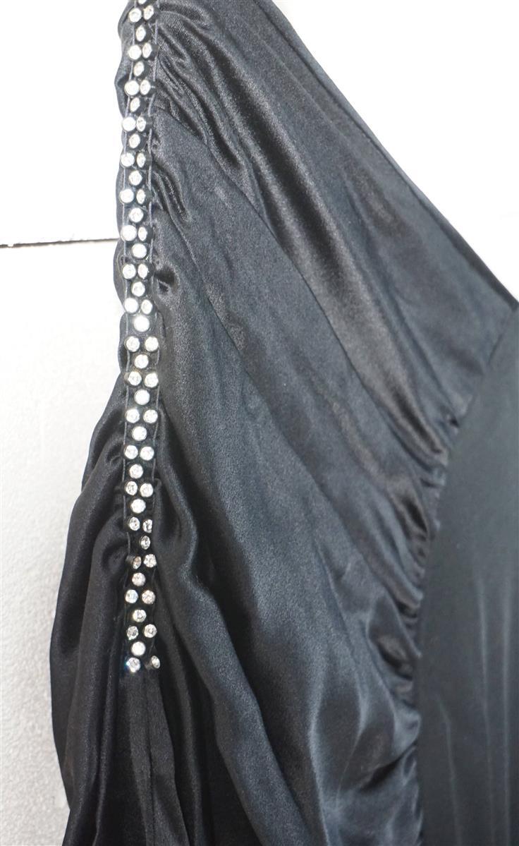 Rarität Vicedomini Milano Italy Design Abendkleid schwarz Anna Mod 265 Gr. 40-42