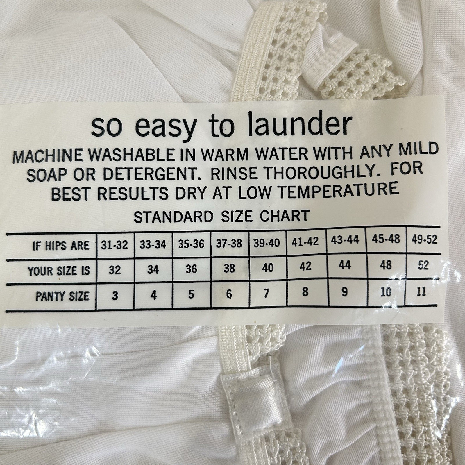 Vintage Spanky Pants Womens Underwear Band Long Leg Briefs Acetate Sz 6 Hips 38″