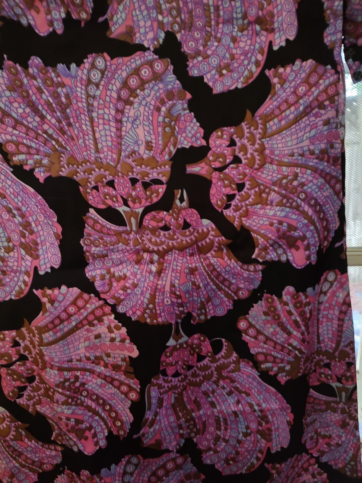 Vintage Women’s 60s 70s Paisley Gogo Mod Disco Hippie Dress Size 6/8