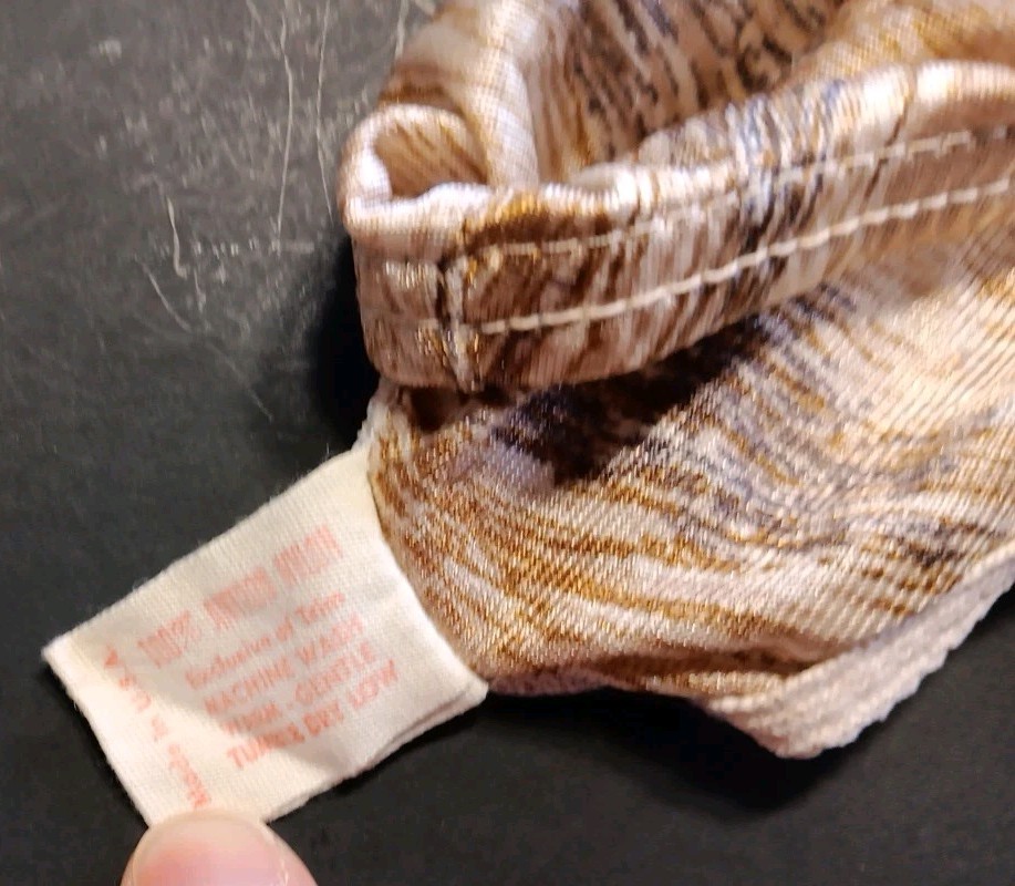 Vtg Blush Briefs Womens Panties Browns Tans 100% Antron Nylon Size 6 Medium
