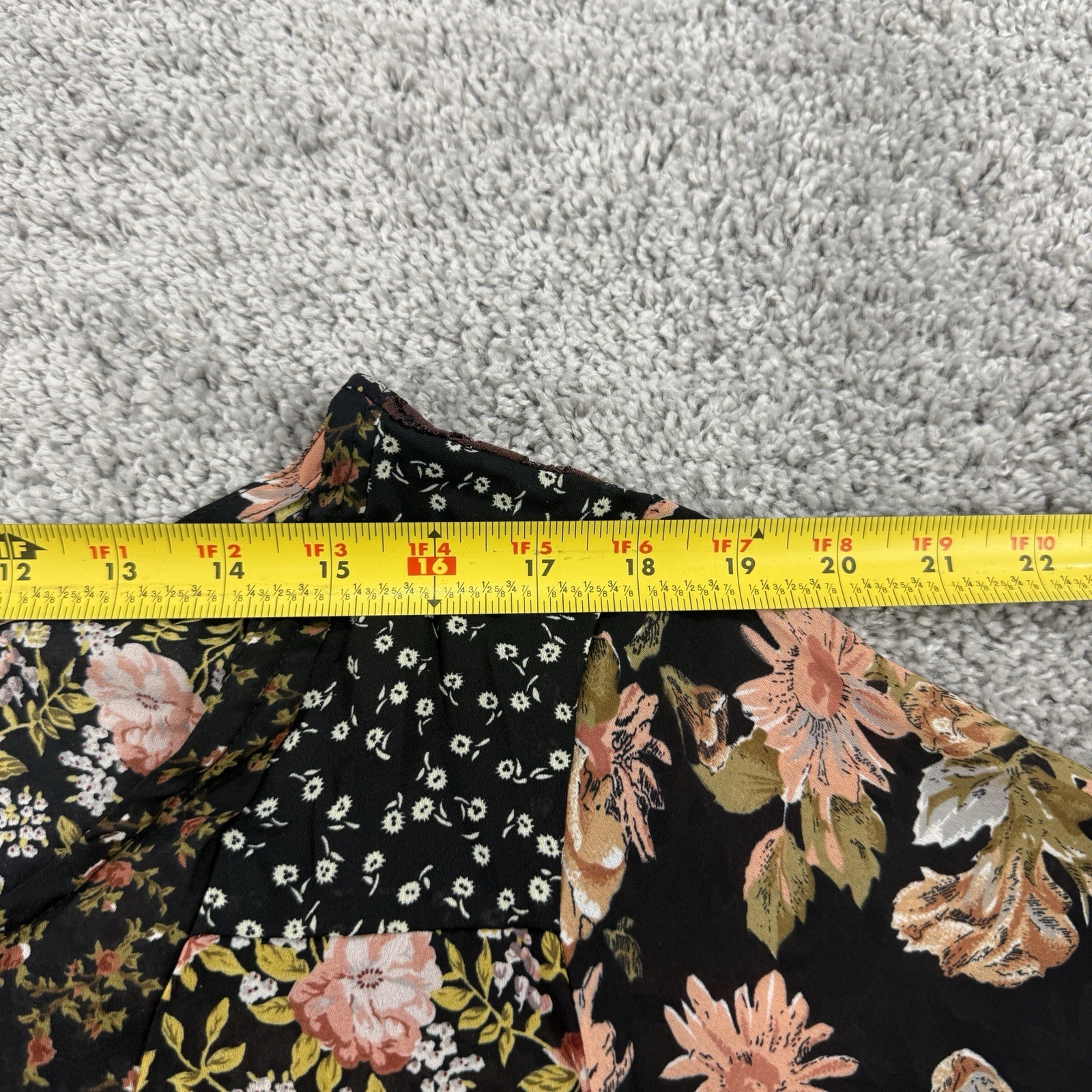 VTG 90s Express Patchwork Maxi Dress M Country Prairie Cottagecore Forest Fairy