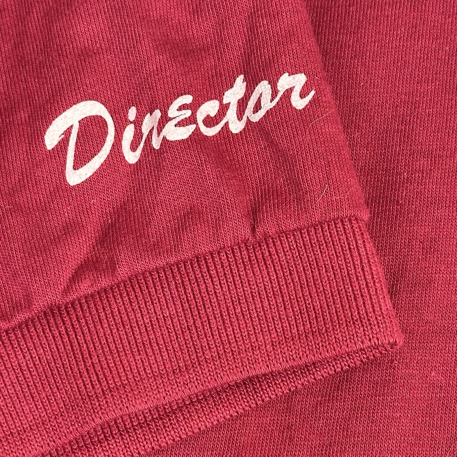 SANTA CRUZ (1986) Car Show Adult 1/4 Button Polo Collared Shirt (XL) “DIRECTOR”