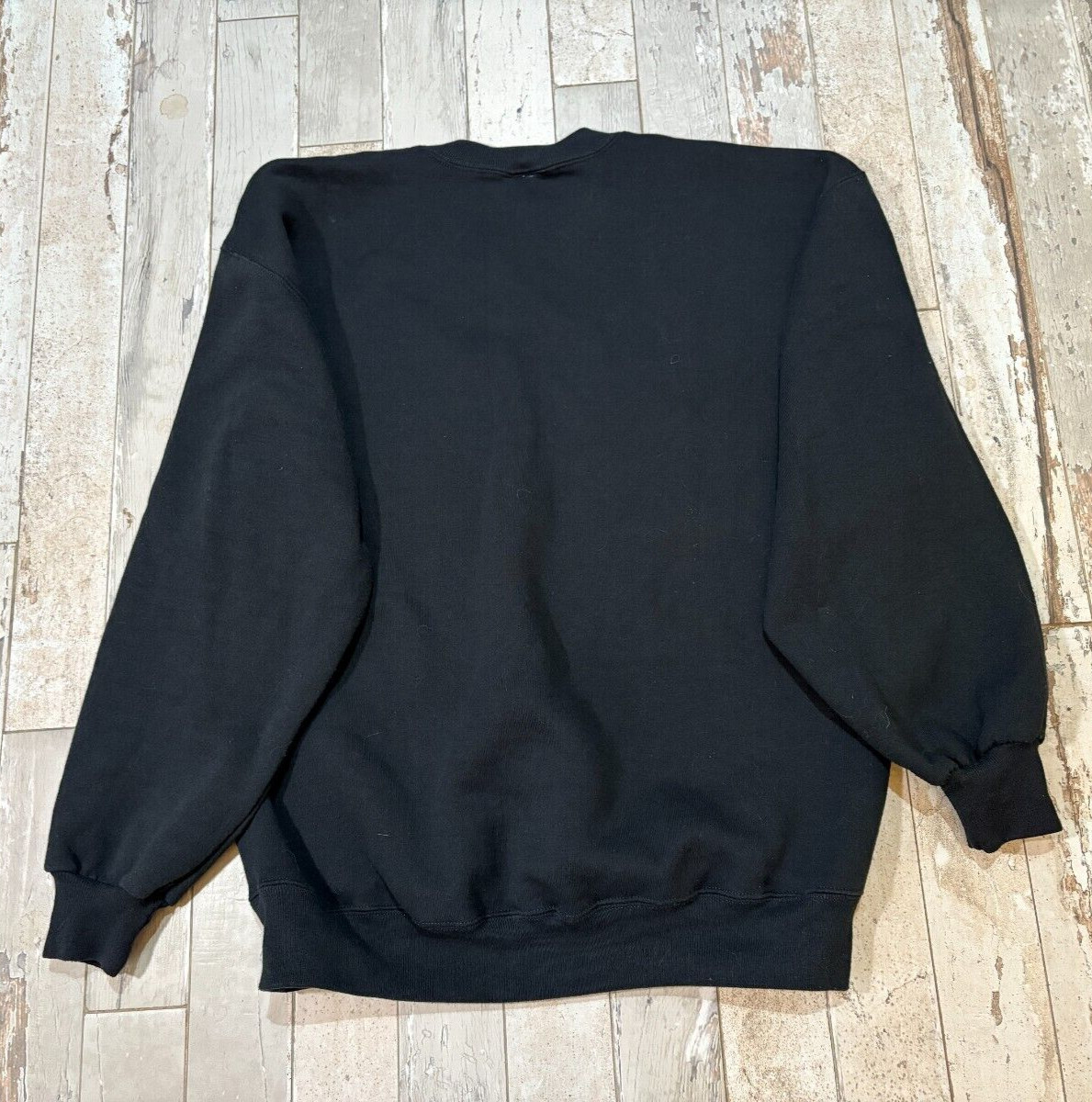VTG 90s Jerzees Super Sweats Aztec Graphic Print Sweatshirt Black Size L Tribal