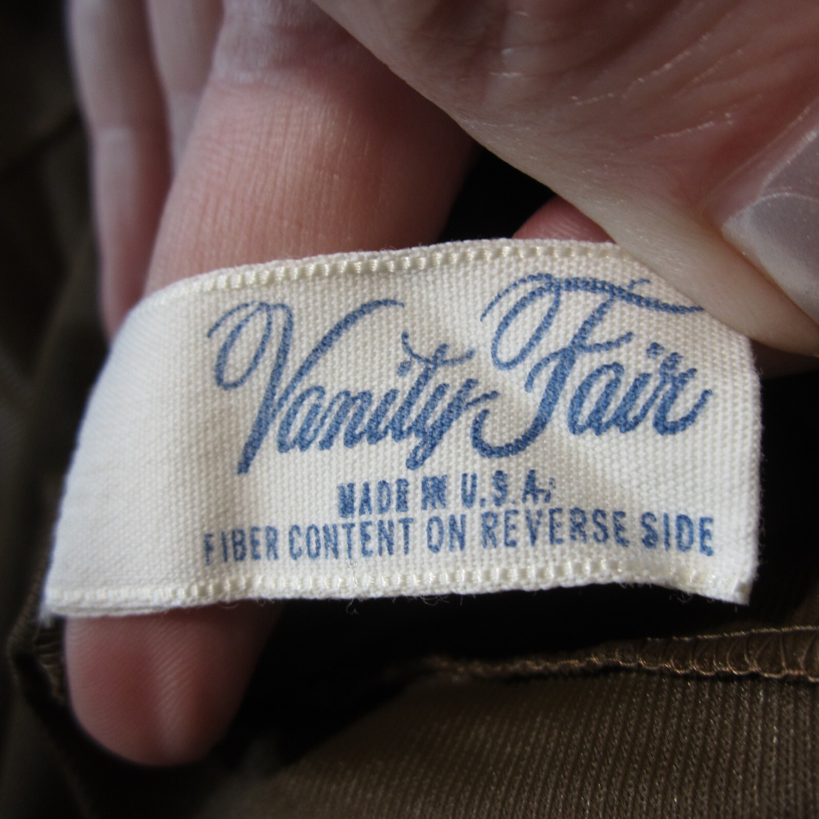 Vtg Vanity Fair Mod Robe Dress Women 18 Brown Peach Kaftan Zip Up Retro Glam 70s