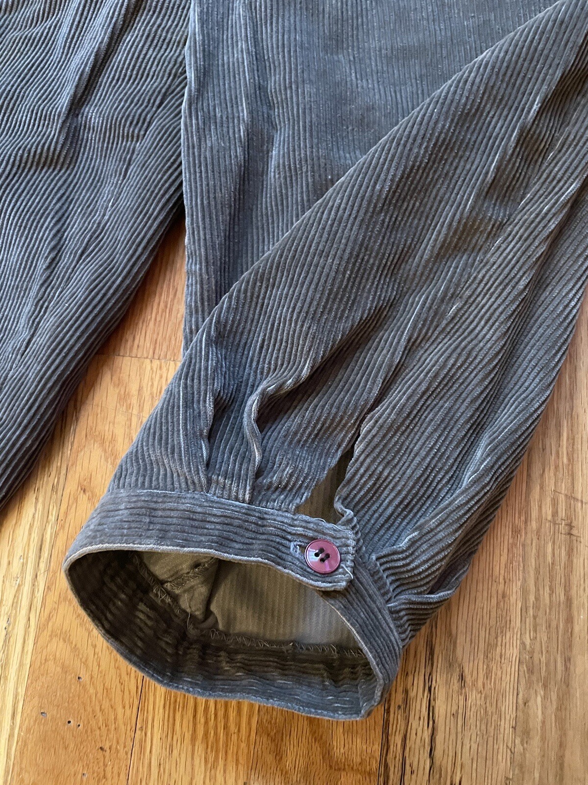 Vintage Happy Legs peddle pusher pants corduroy grey/brown 24”