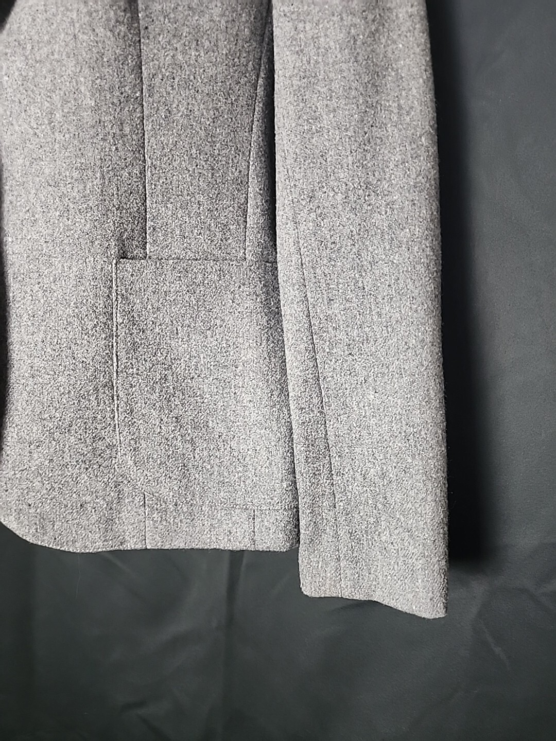 Prestige of Boston Vintage 70s Gray Wool Blazer Jacket Size 8 EUC Priority