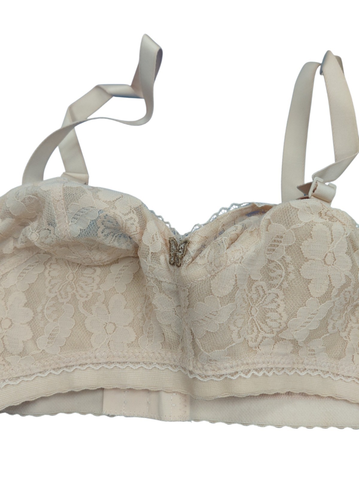 Vintage Lady Cameo Lingerie Bra Size 30D