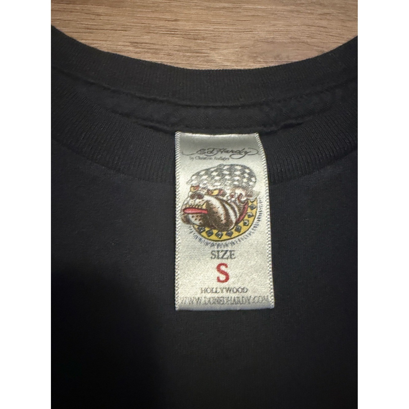 Vintage Ed Hardy T Shirt Dress Womens Small Christian Audigier Y2K Grunge Tee