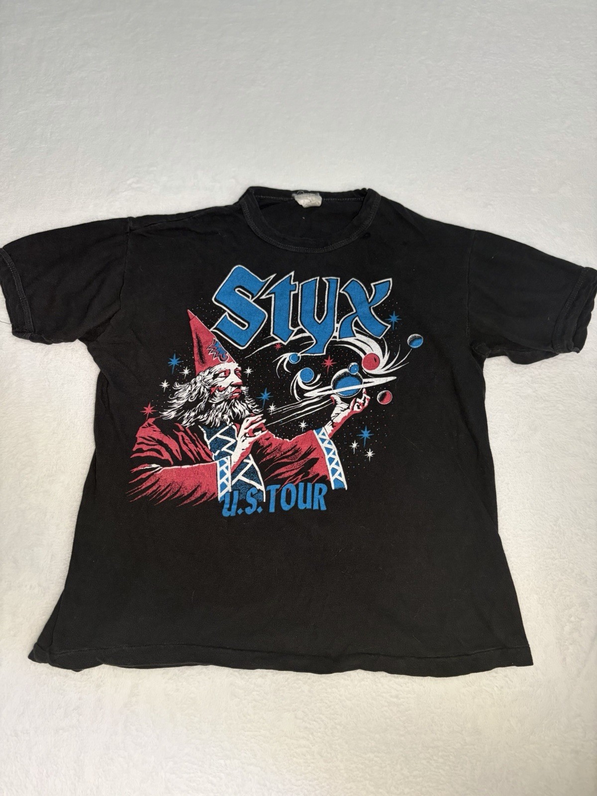 Vintage Styx U.S. Tour Graphic Band 70’s Tee Med