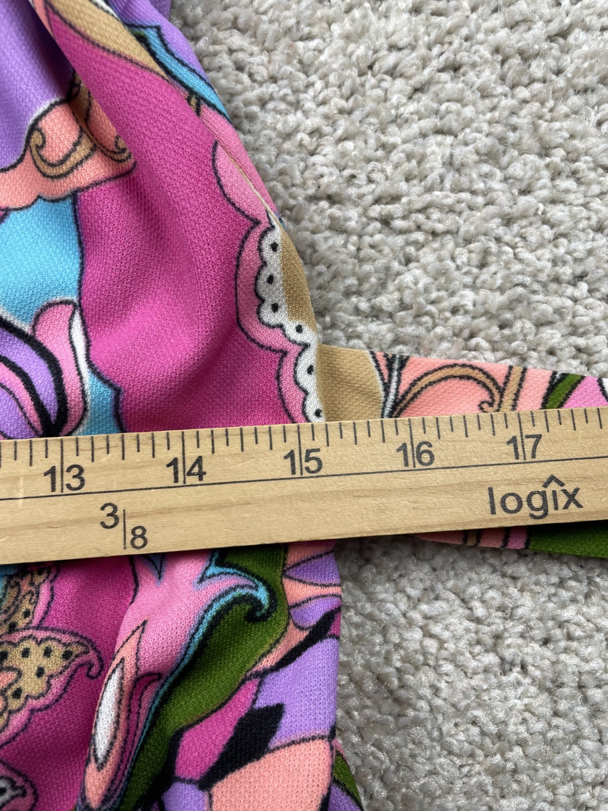 Vintage 60s Jack Needleman Anjac Mod Dress Medium Psychedelic Hippie Boho 70s