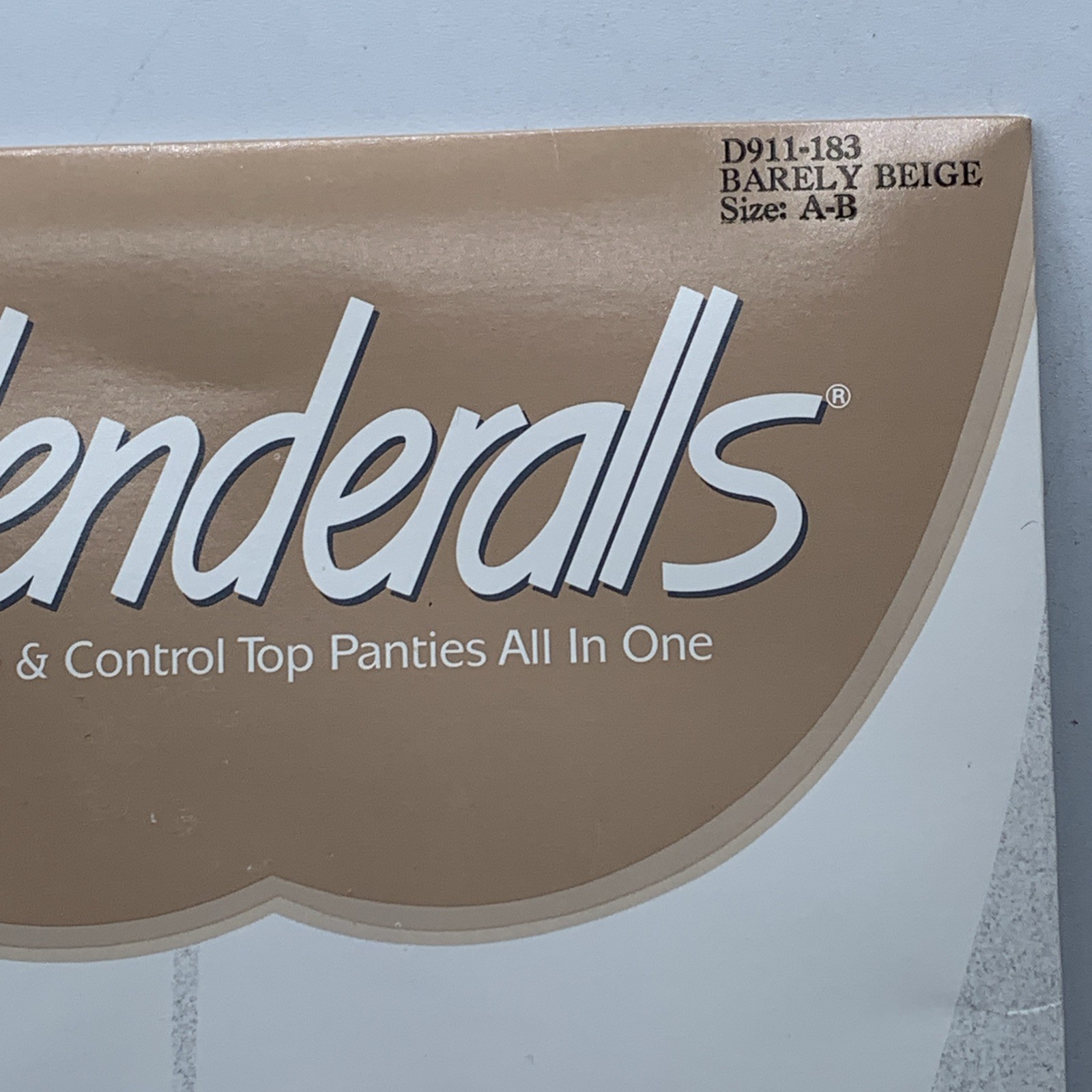 VTG Nos Slenderalls 330/914 Barely Beige Size A-B USA Made