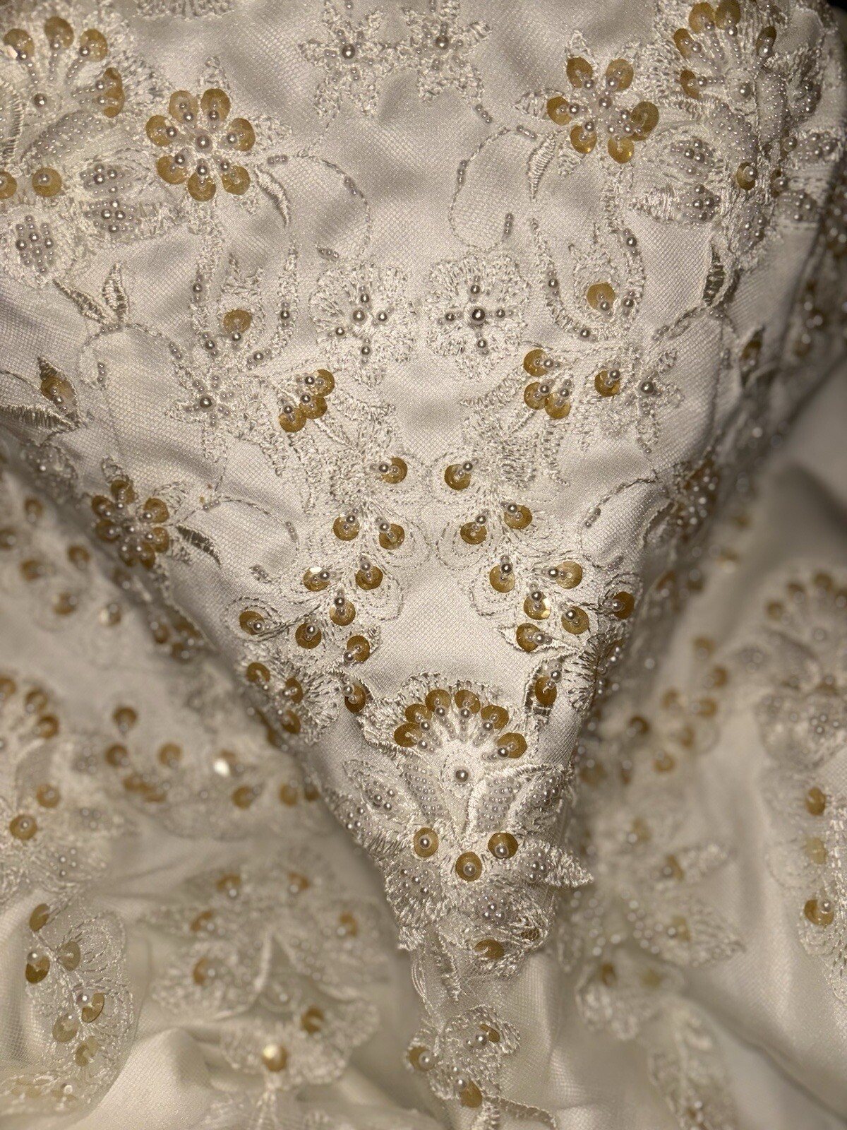 Classy And Classic, Deneki’s, Beaded Lace And Train