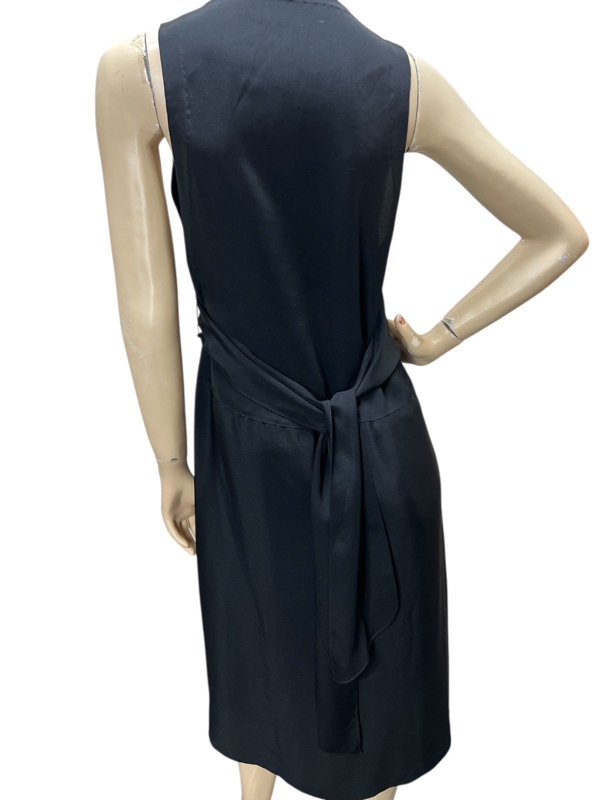 FABULOUS Vtg 20s 2 Pc Dress + Cape Sz S-M Black Rayon Chemise + Long Jacket EUC