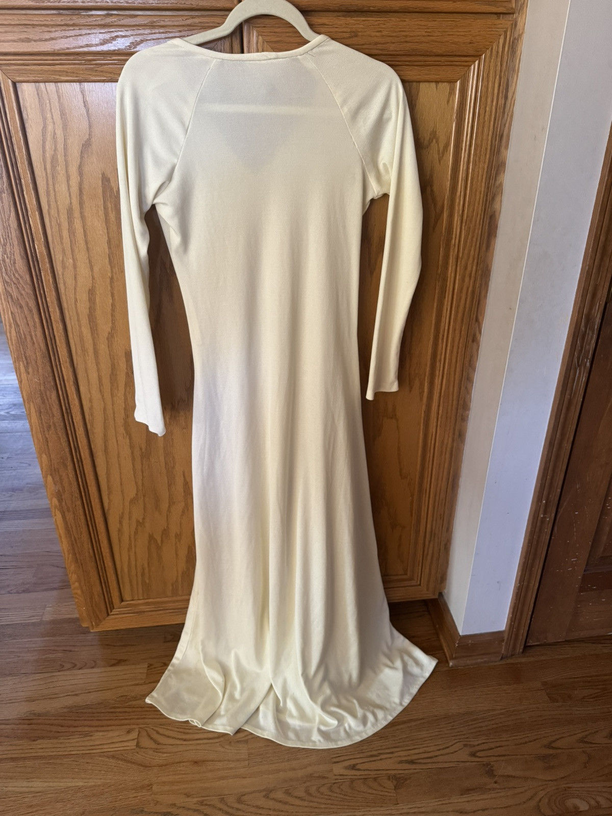 VTG Mimosa Tree Inc. Lion Dress Hand Painted Maxi Long Sleeves 11/12 SMALL MED