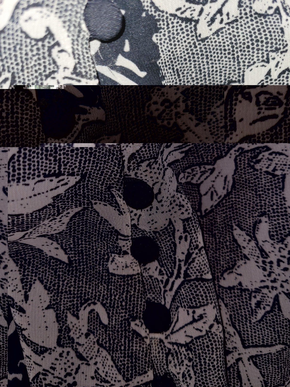 Gorgeous Vintage 90s EXPRESS Floral Print 3/4 Length Lined Skirt Size 3/4