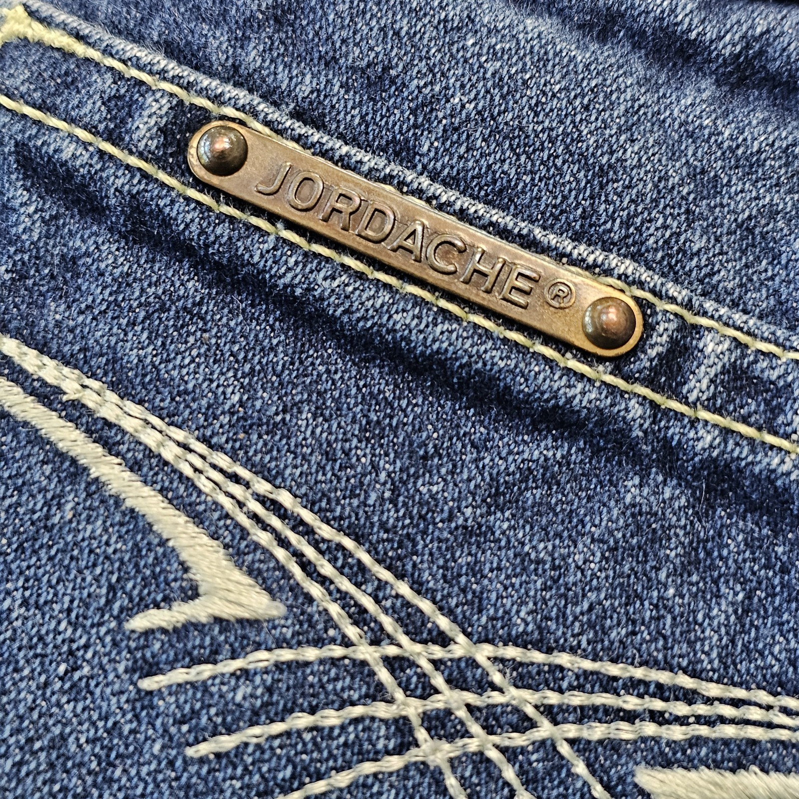 Vintage Jordache Womens Jeans Horse Head 80s RN52992 34/32 Made In USA Cotton