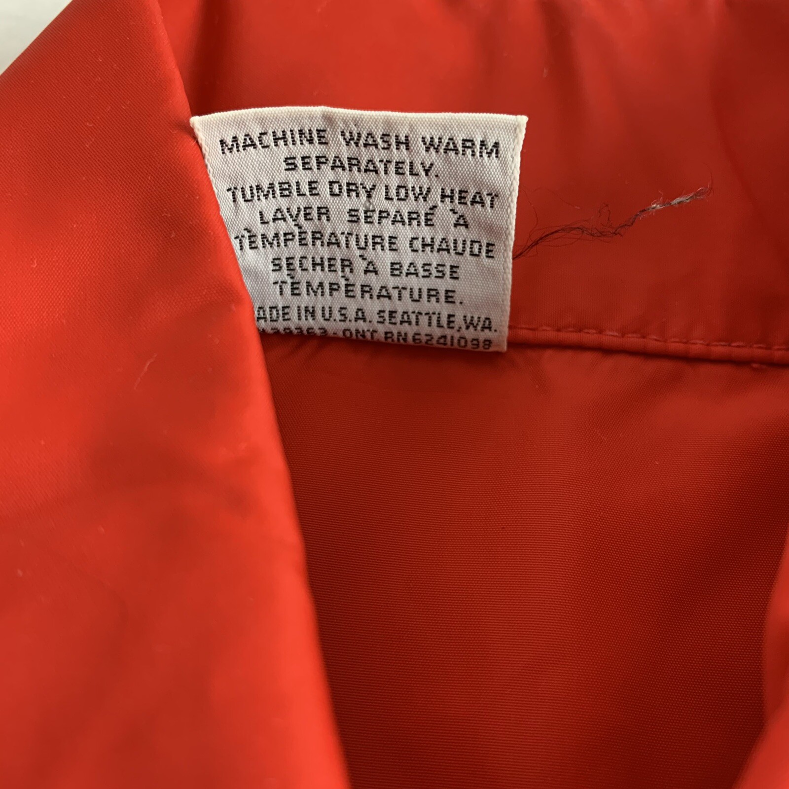 Roffe Skiwear Vintage Collared Red Button Down Women’s Size Small