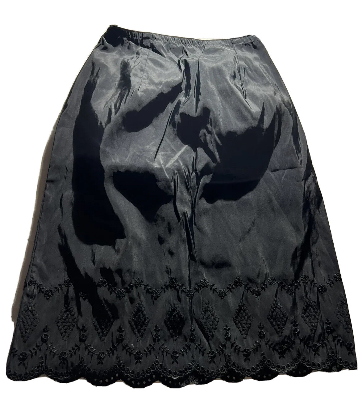 American Maid Size 24S Skirt Liner Length 23” Zipper Eyelet Nylon Poly #ST1