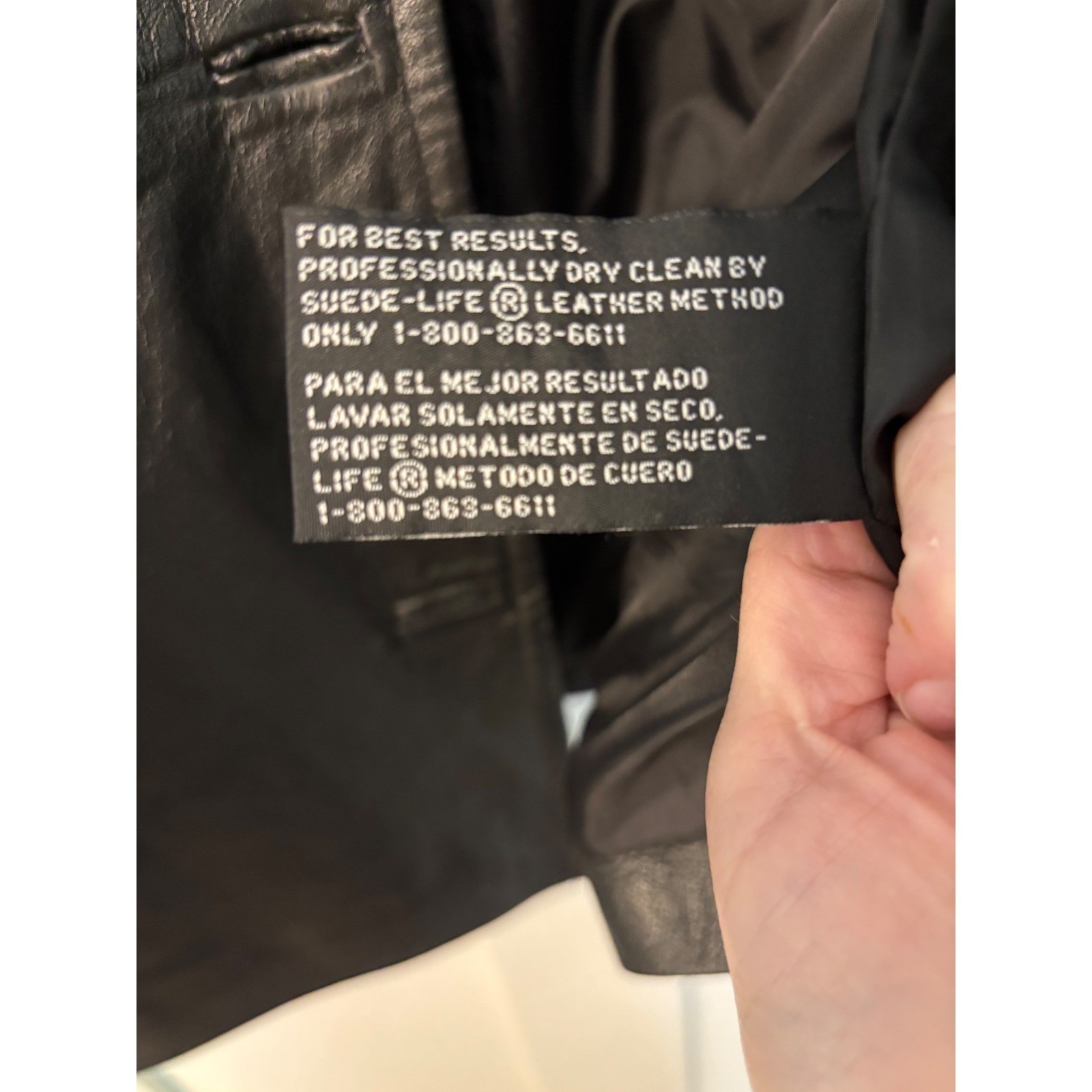 Vintage 90s Worthington Black Leather Blazer Jacket Soft Lambskin SZ L Minimal