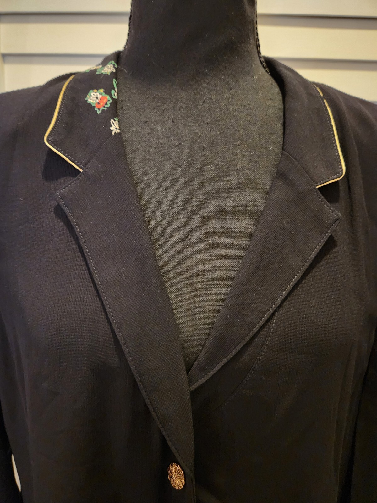 Vintage 80’s PLATINUM Dorothy Schoelen Moulin Rouge Jacket/Top SZ M