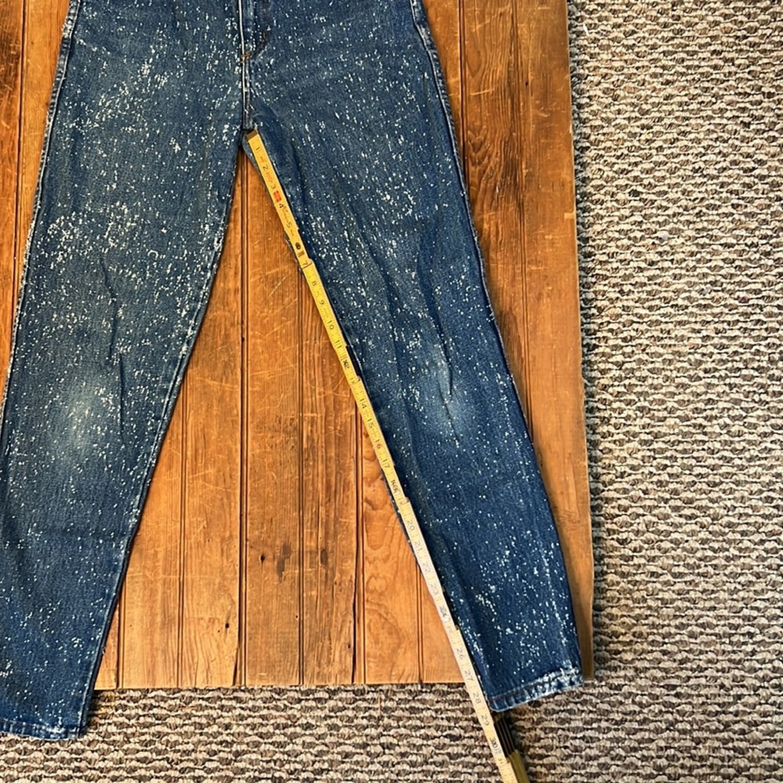 Womens Vintage 1980’s Jeans Made in the shade speckled high rise baggy