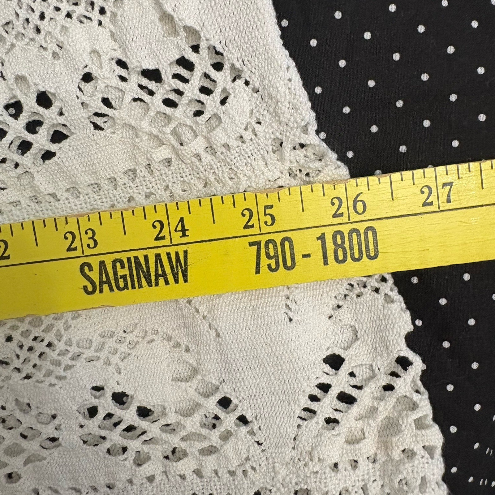 VTG Crocheted Lace Dress Boho Women’s White Lace Maxi Festival Cottagecore Sz S