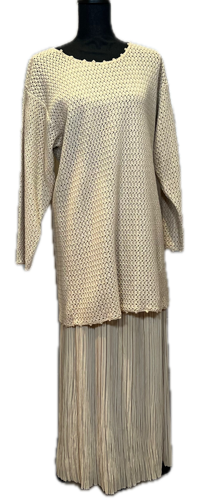 Vintage LizSport Liz Claiborne Oversized Sweater and Skirt Set Size S/M