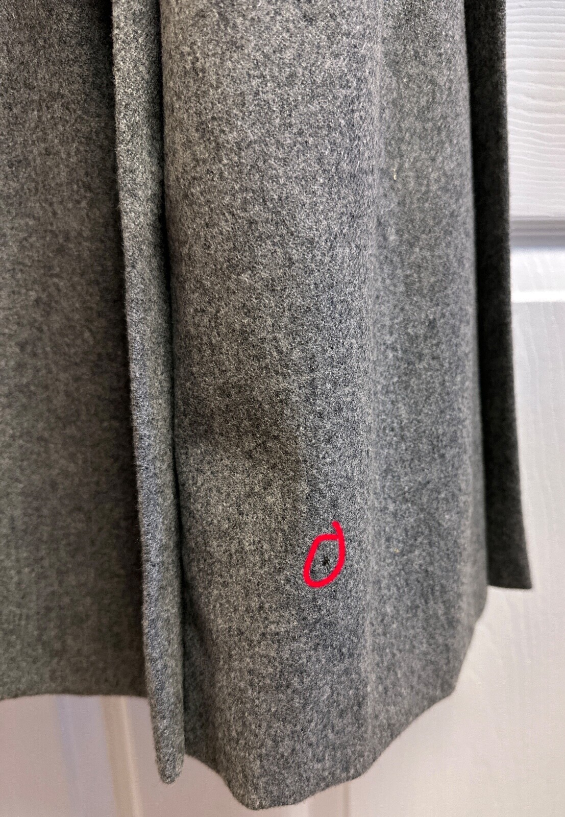 Vintage Women’s Wellington Fashions „Featherlite” Long 100% Wool Coat 46″ Bust