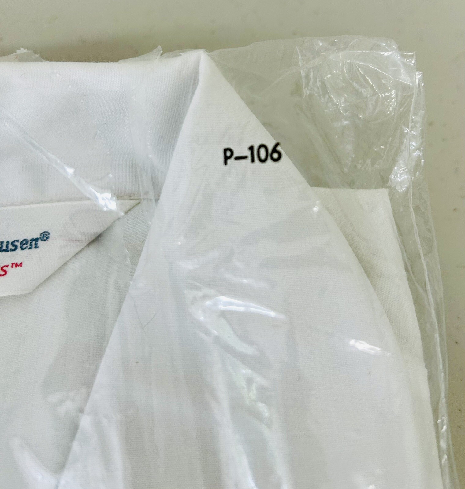 Vintage Lady Van Heusen Vanopress White Blouse Roll-Up Sleeves No Iron 14 NOS
