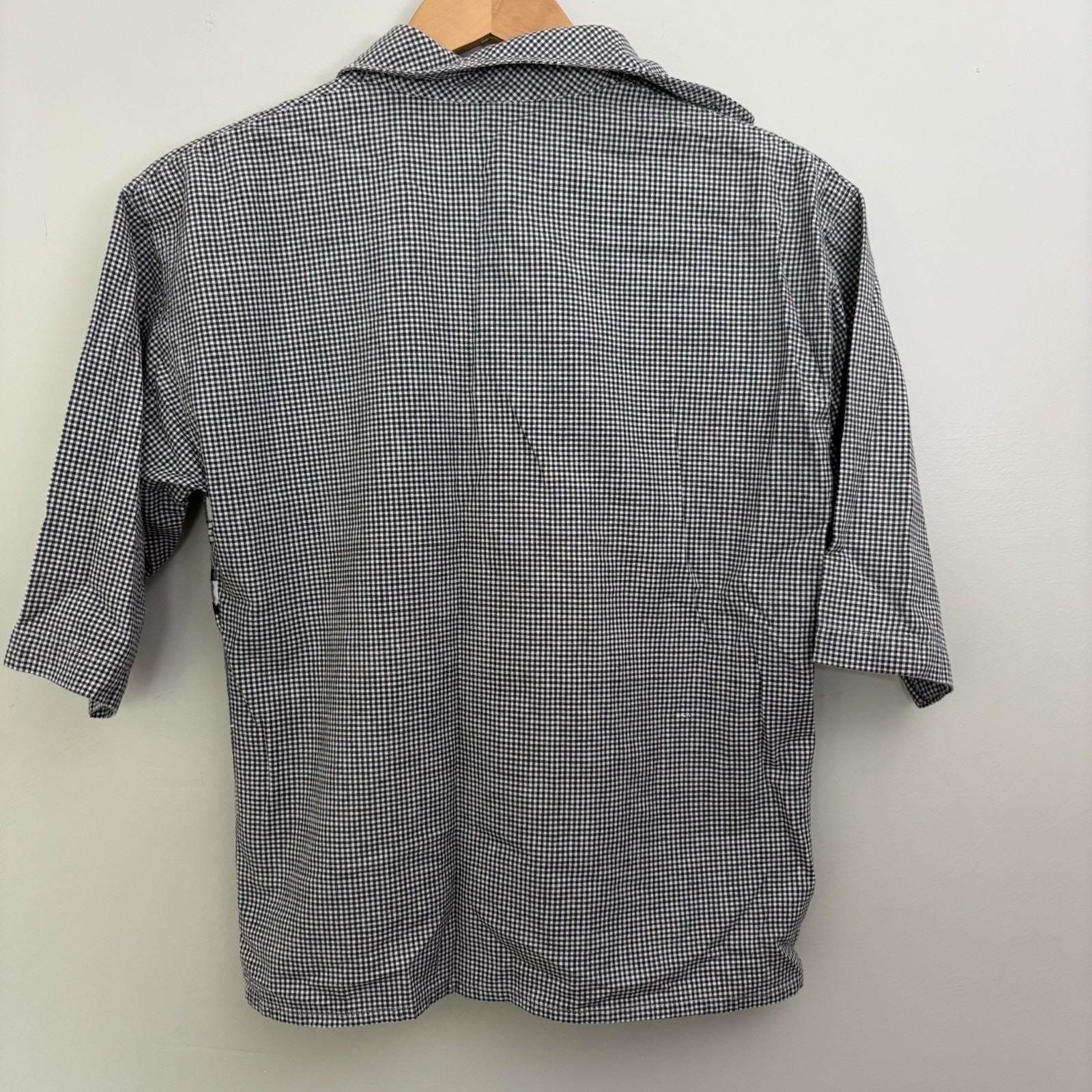 VTG 90s That’s The Way To Go Long Sleeve Gingham Embroidered Trees Shirt-S-Fall