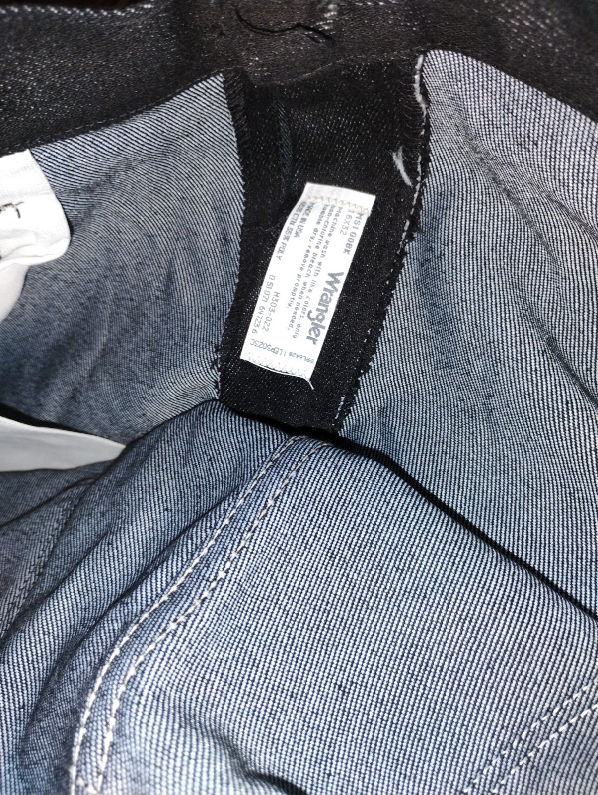 Vintage Jet Black Mens 80s wranglers jeans 100% cotton NWT