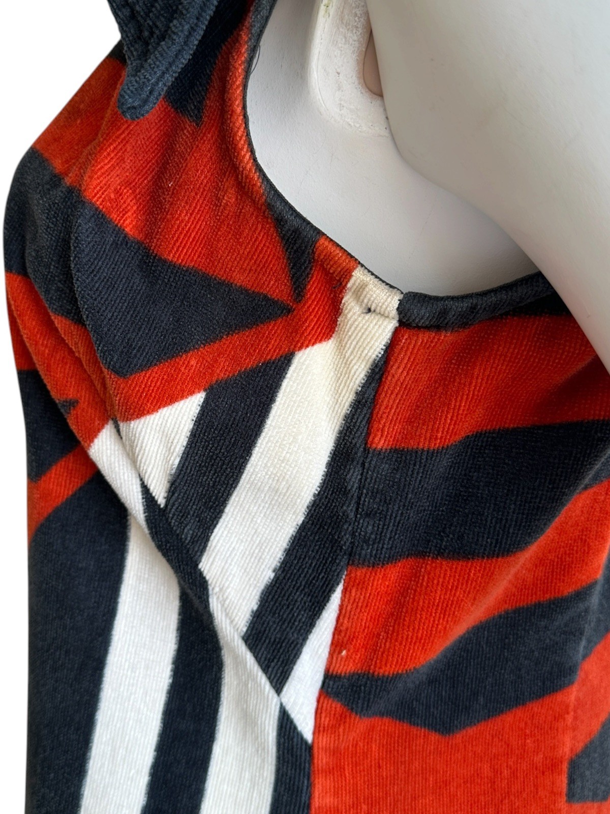 1970s Terry Cloth Euro Resort Wear Dress by MÖVE