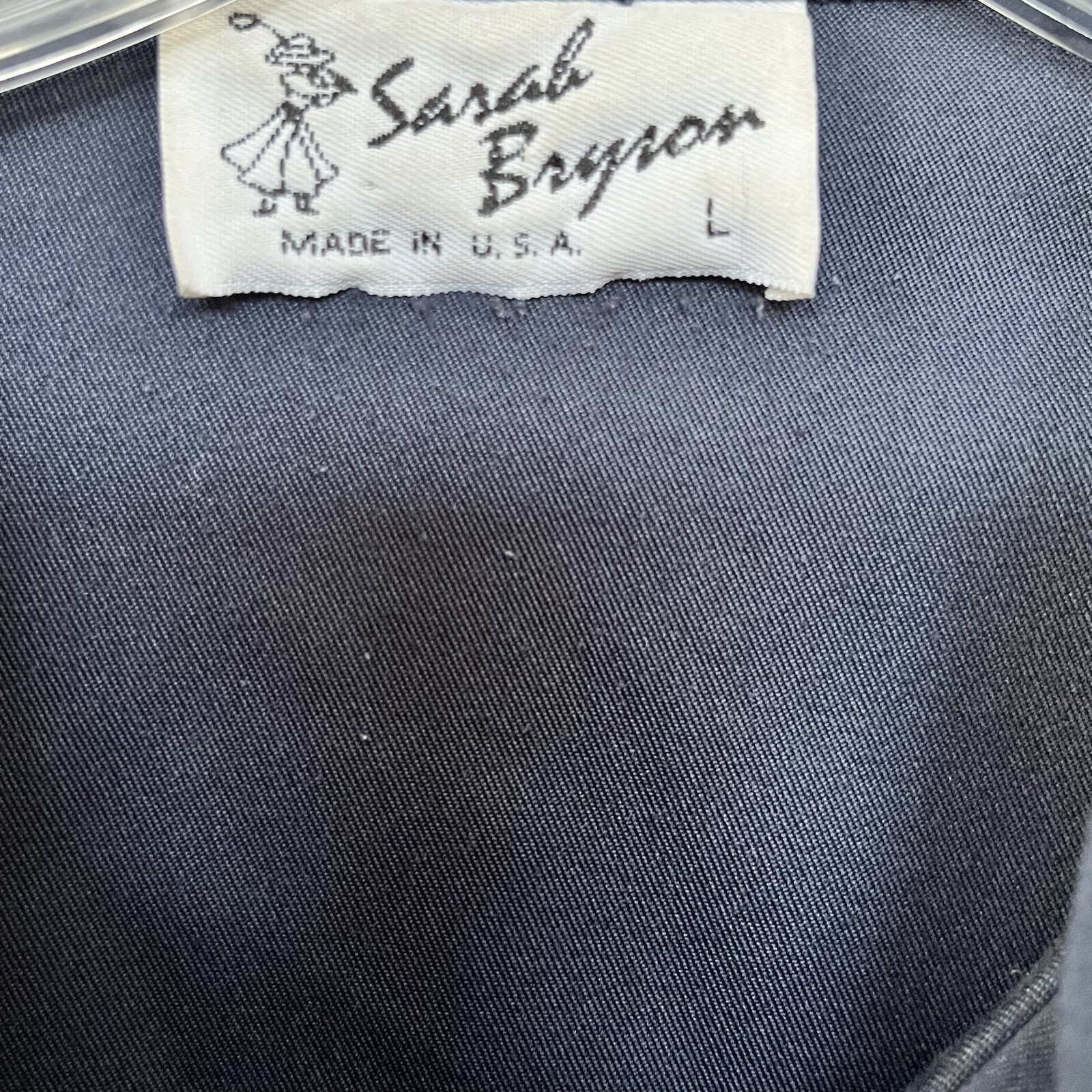 Sarah Bryson Womens Large Golf Jacket Blue Full Zip Active Country Club Vintage