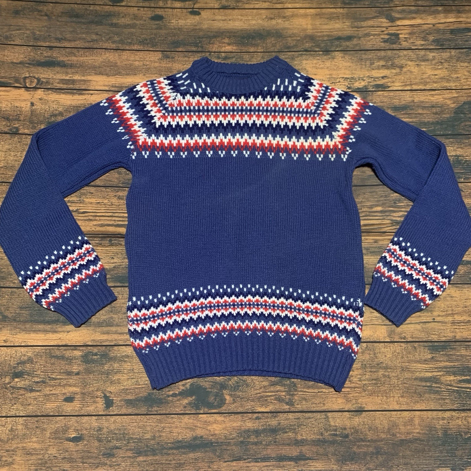 vintage jersild sweater Size 42 Women’s Red White & Blue Made In USA