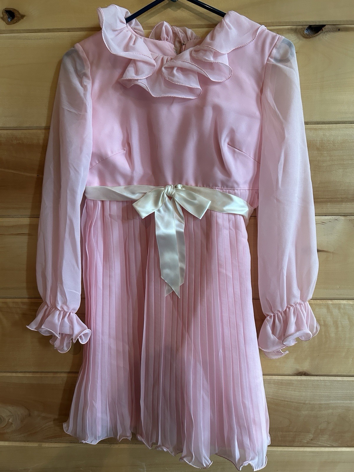 Petites by Suzy Vintage 1950’s 1960’s Pink Dress Size 9