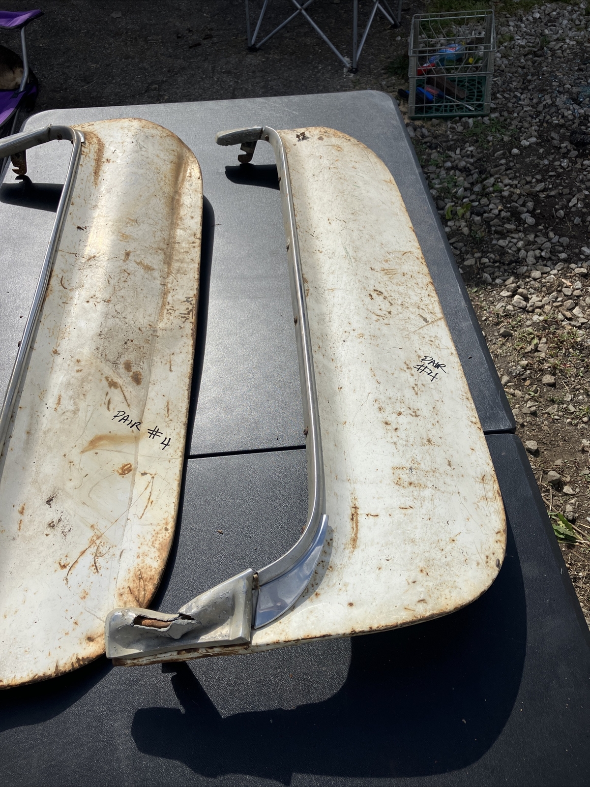Pair Of Vintage 1950’s 1960’s 1970’s ? Fender Skirts
