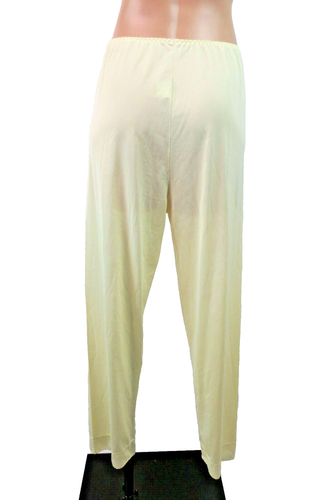 VTG 70s USA WONDER MAID Sz M Nude Hi Waisted Antron Nylon Slip Pants Lace Trim